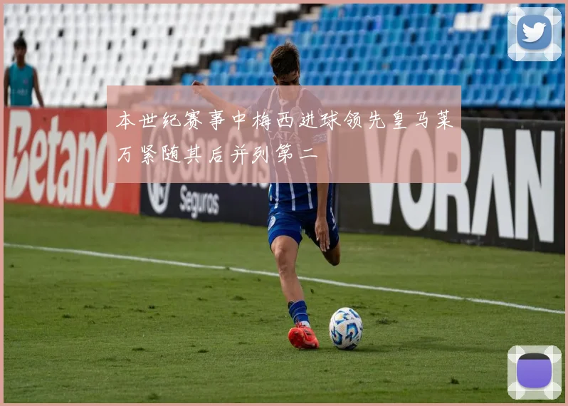 本世纪赛事中梅西进球领先皇马莱万紧随其后并列第二