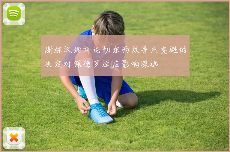 谢林汉姆评论切尔西放弃杰克逊的决定对佩德罗适应影响深远